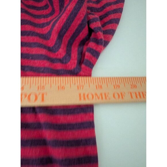 Boden Stripe Cardigan Womens Size 10 UK 14 Pink Purple Cashmere Angora Knit - Picture 8 of 9